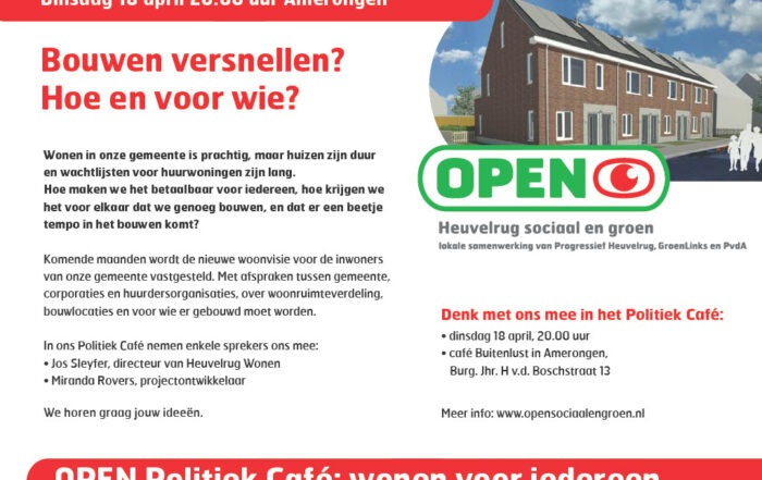 OPEN Politiek café